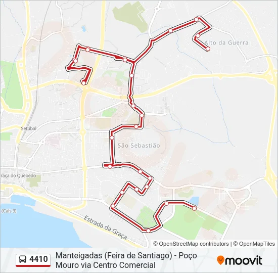 4410 Bus Line Map