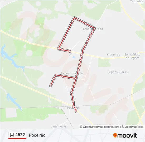 4522 Bus Line Map