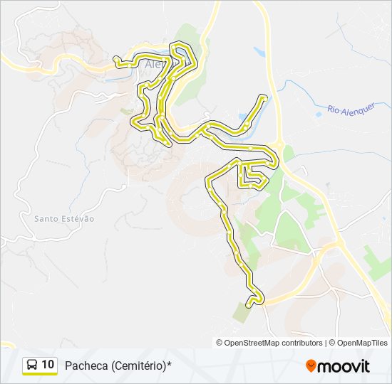 10 bus Line Map