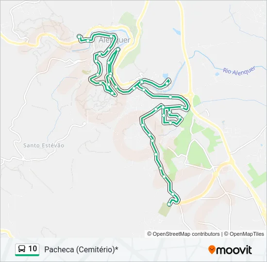 10 Bus Line Map
