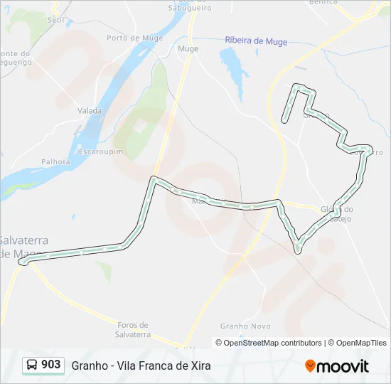 903 Bus Line Map