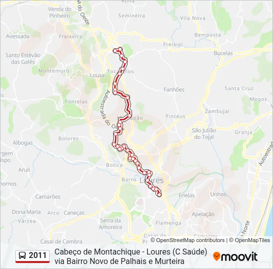 2011 Bus Line Map