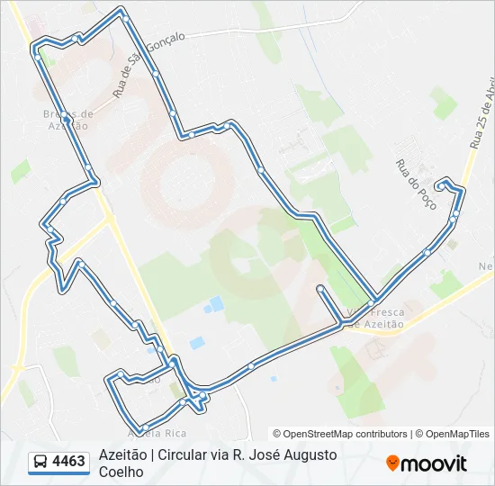 4463 Bus Line Map