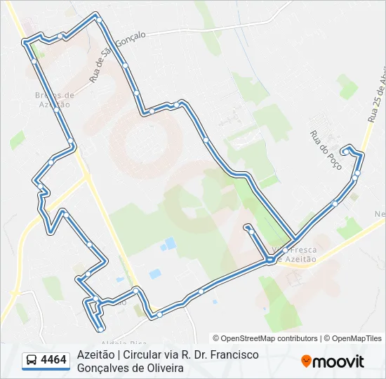 4464 Bus Line Map