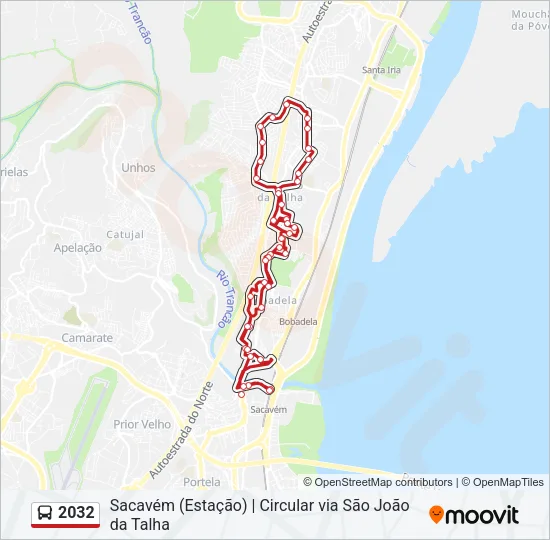 2032 Bus Line Map