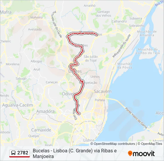 2782 Bus Line Map