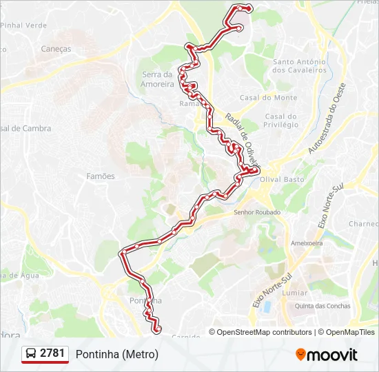 2781 Bus Line Map