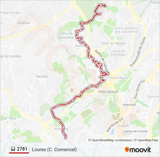 2781 Bus Line Map