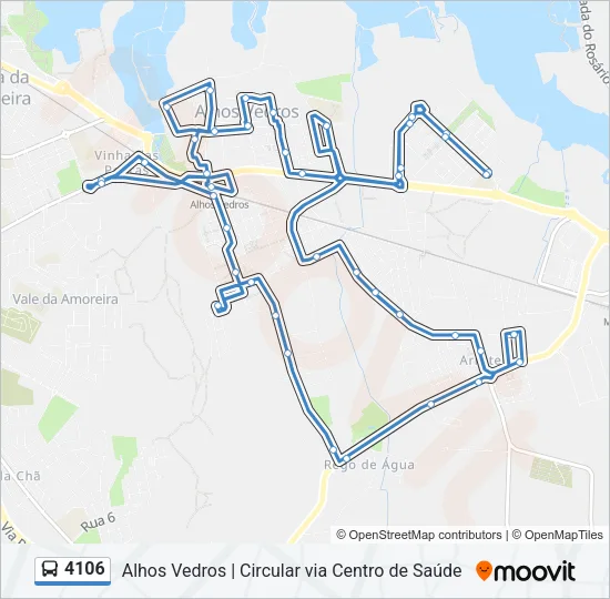 4106 Bus Line Map