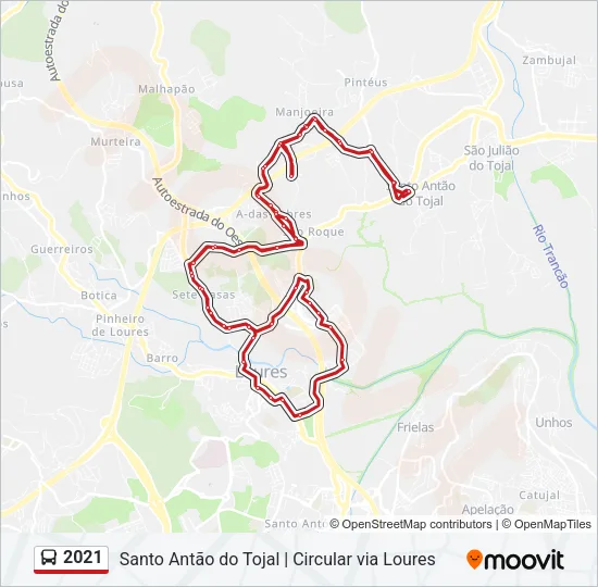 2021 Bus Line Map