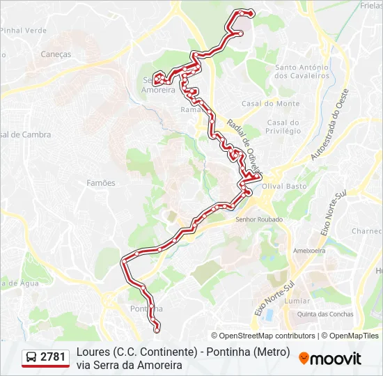 2781 Bus Line Map