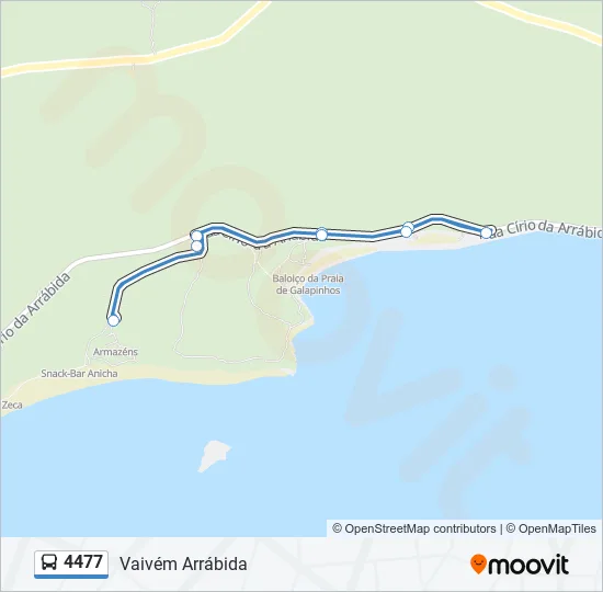 4477 Bus Line Map