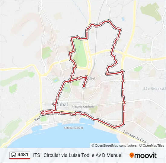 4481 Bus Line Map