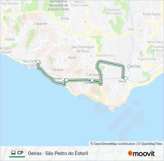 CP Bus Line Map