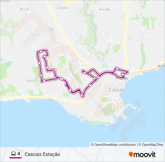 4 Bus Line Map
