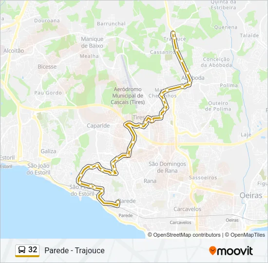 32 Bus Line Map