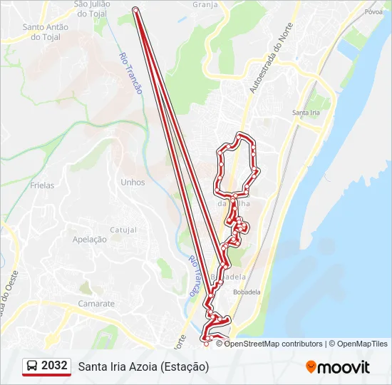 2032 Bus Line Map
