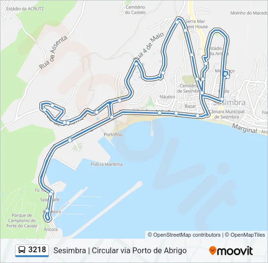 3218 Bus Line Map