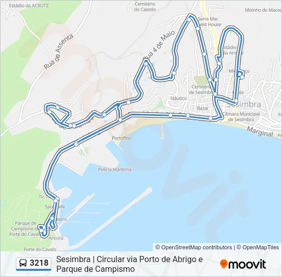 3218 Bus Line Map