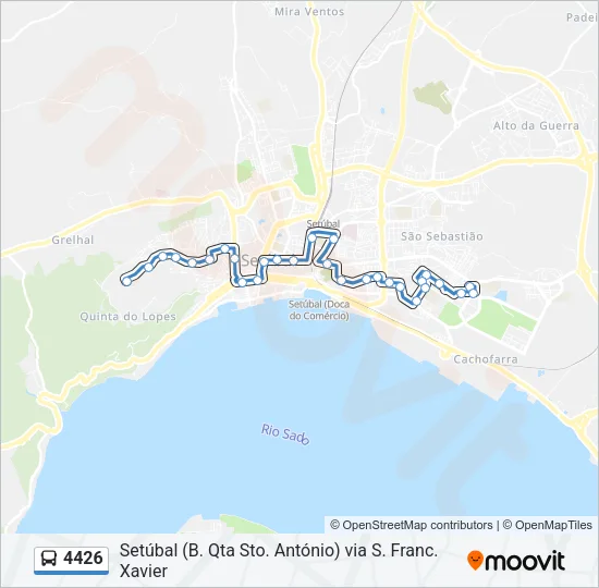 4426 Bus Line Map