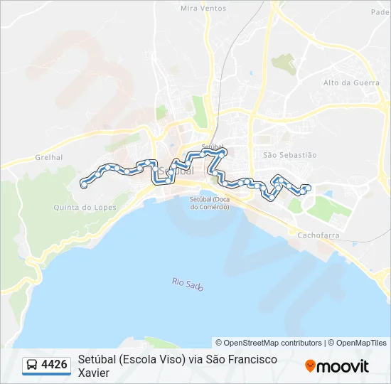 4426 Bus Line Map