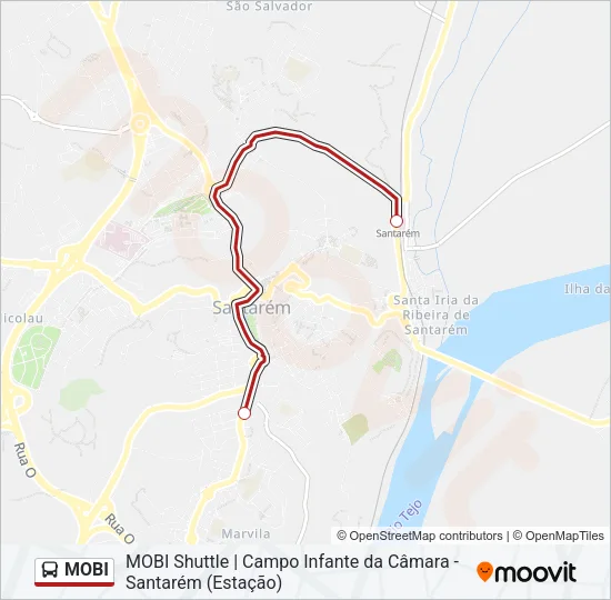 MOBI Bus Line Map