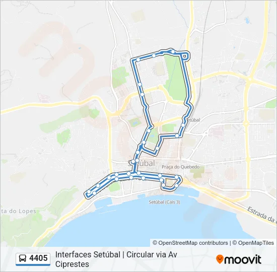 4405 Bus Line Map