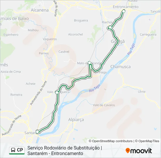 CP Bus Line Map