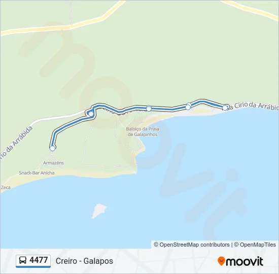 4477 Bus Line Map