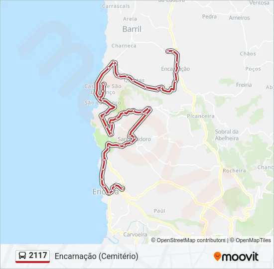 2117 Bus Line Map