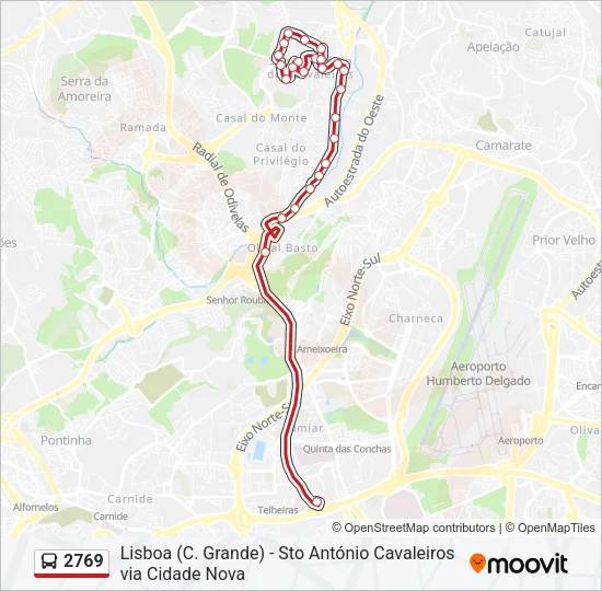 2769 Bus Line Map