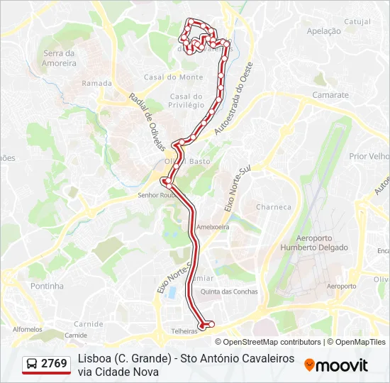 2769 Bus Line Map