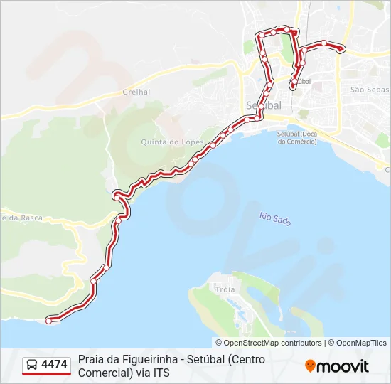 4474 Bus Line Map