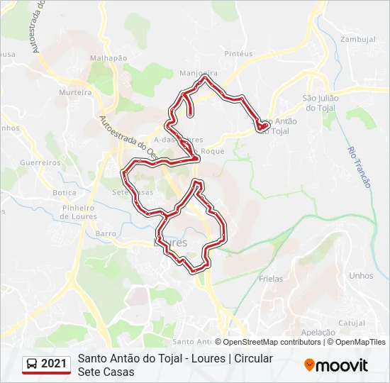 2021 Bus Line Map