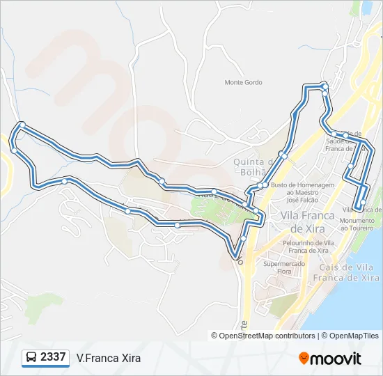 2337 Bus Line Map