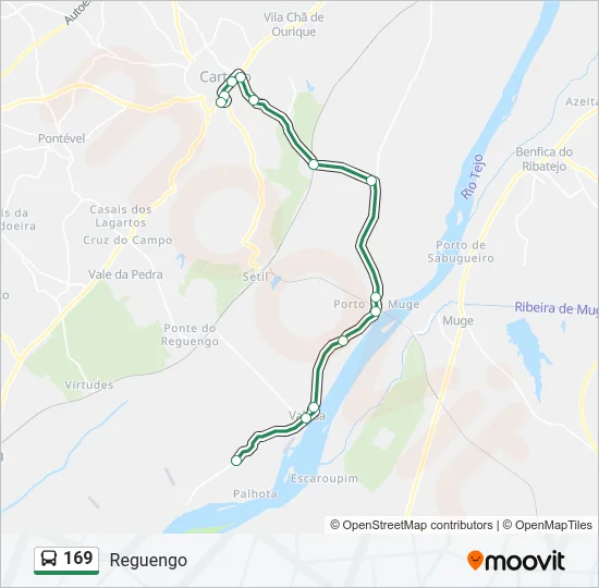 169 Bus Line Map