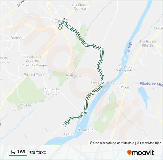 169 Bus Line Map