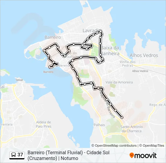 37  Line Map