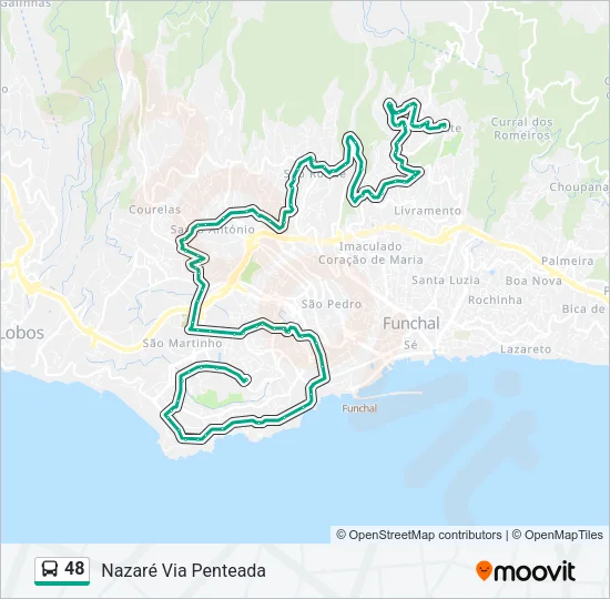 48 Bus Line Map
