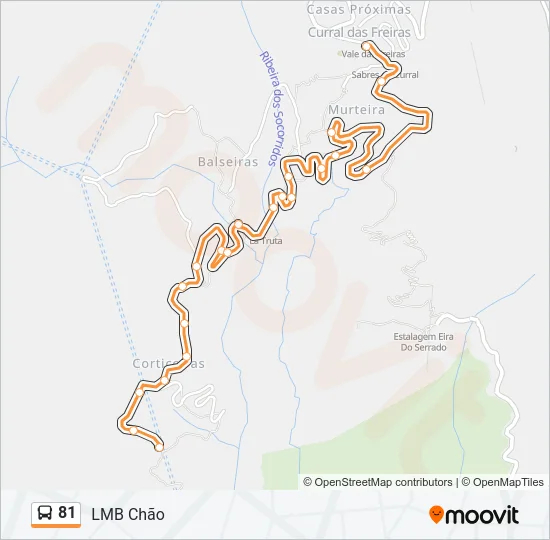 81 Bus Line Map