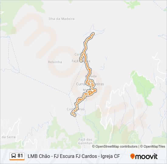 81 Bus Line Map