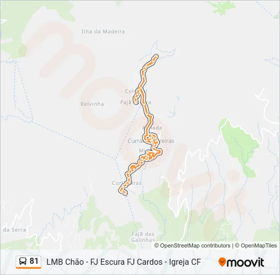 81 Bus Line Map