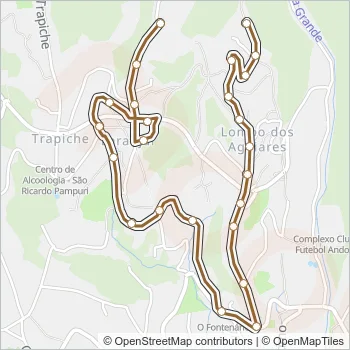 90 Bus Line Map
