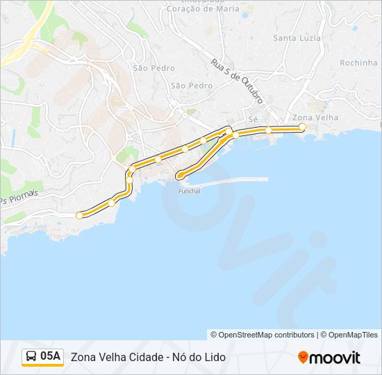 05A Bus Line Map