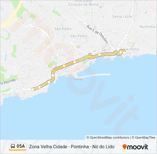 05A Bus Line Map