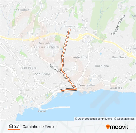27 Bus Line Map