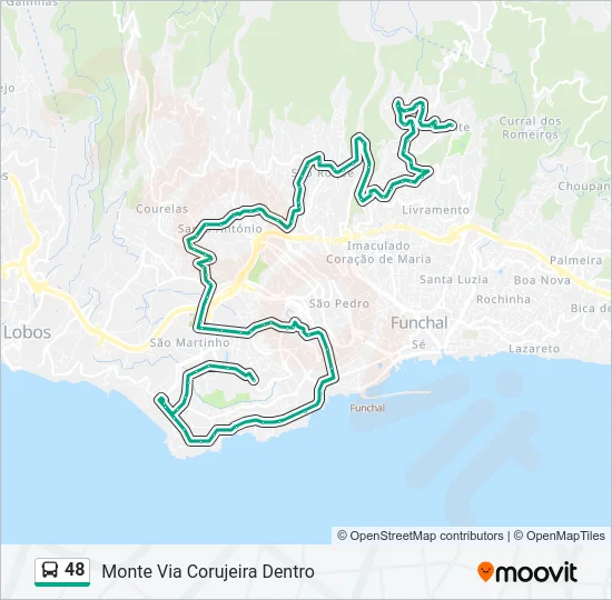 48 Bus Line Map