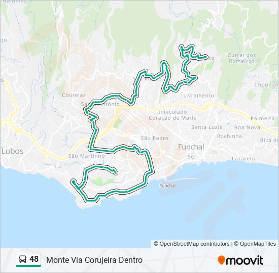 48 Route: Schedules, Stops & Maps - Monte Via Corujeira Dentro (Updated)