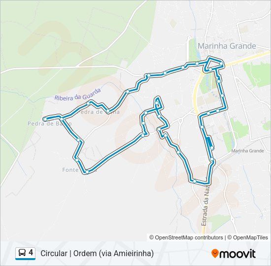 4 Bus Line Map