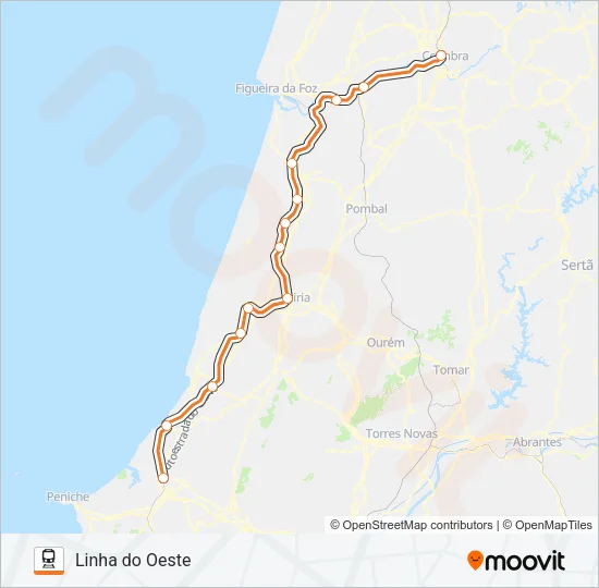 L. OESTE  Line Map